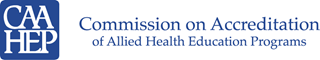 CAAHEP Logo. CAAHEP stands for Commission on Accreditation of Allied Health Education Programs.
